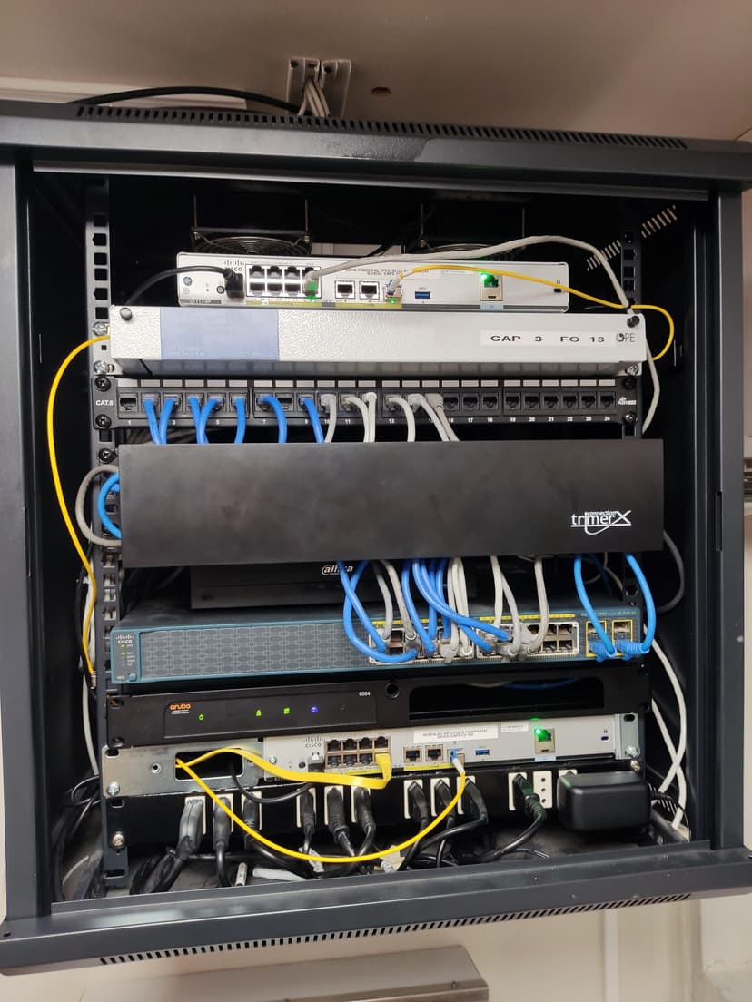 Infraestructura Rack (Cisco/Aruba)
